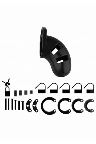 Пояс верности для мужчин с 4 сменными кольцами в комплекте Cock Cage Model 01