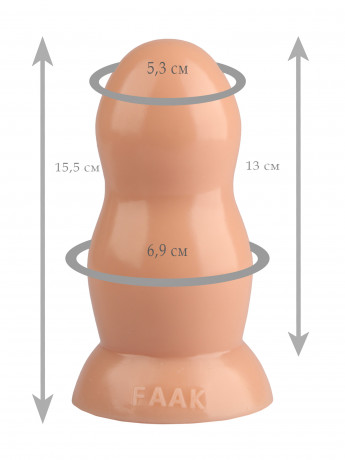 Анальная втулка с гладкой поверхностью для фистинга