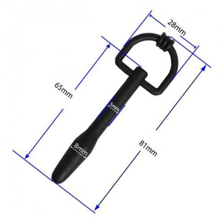 Силиконовый удлиненный уретральный плаг