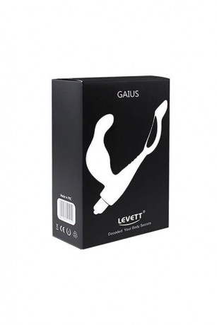 Вибратор простаты с кольцом на мошонку Gaius