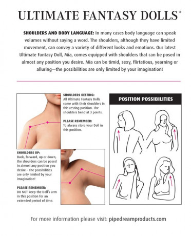 Реалистичная кукла с пышным бюстом Миа Ultimate Fantasy Dolls Mia