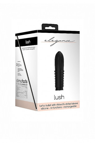 Элегантная перезаряжаемая вибропуля с текстурированной поверхностью Lush