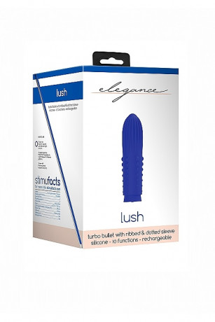 Элегантная перезаряжаемая вибропуля с текстурированной поверхностью Lush