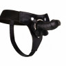 Женский ремневой страпон с кожаными трусиками Realistic 6 Inch Strap On Ouch