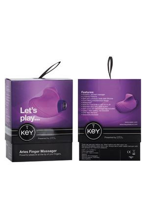 Вибро-перстень ARIES фиолетовый