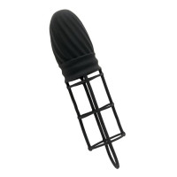 Черная насадка удлинитель плюс 5,1 см Silicone Gladiator Extension