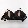 Черный бюстгальтер с накладной грудью