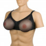Черный бюстгальтер с накладной грудью
