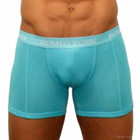 Трусы мужские удлиненные боксеры цвета бирюза