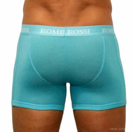 Трусы мужские удлиненные боксеры цвета бирюза