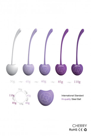 Набор вагинальных шариков для тренировок S-HANDE CHERRY