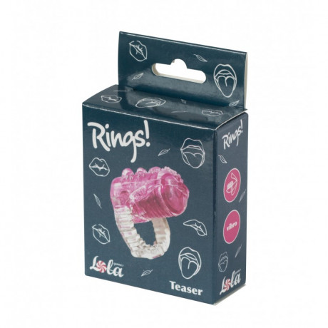 Вибро насадка на язык для оральных ласк Rings Teaser