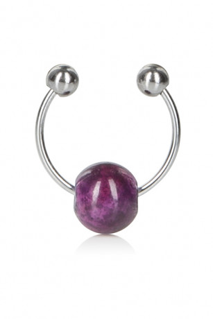 Фиолетовая цепь с зажимами на соски