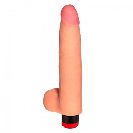 Нежный и упругий вибромассажер из киберкожи и тремя скоростями вибрации 74 DD