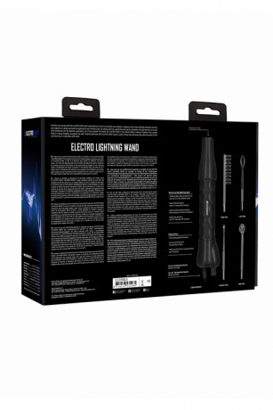 Многофункциональный набор с прибором и насадками для электростимуляции Electro Lightning Wand