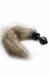Изящная анальная пробка с лисьим хвостом Fox Tail Buttplug