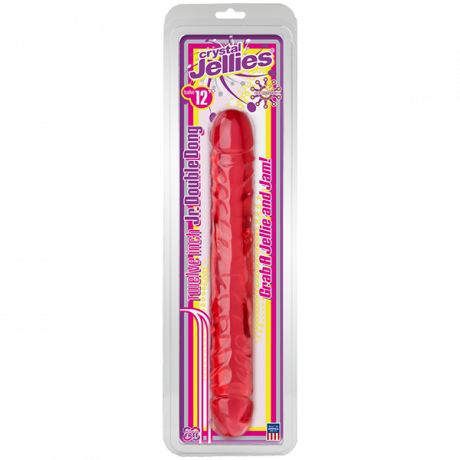 Двухсторонний розовый фаллос 12in