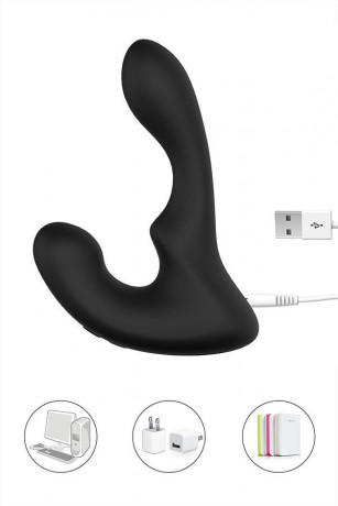 Вибро массажер простаты с подсветкой Landys