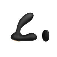 Массажер простаты с вибрацией и пультом ДУ Vick Black