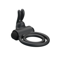Двойное эрекционное виброкольцо с клиторальным отростком Osmond