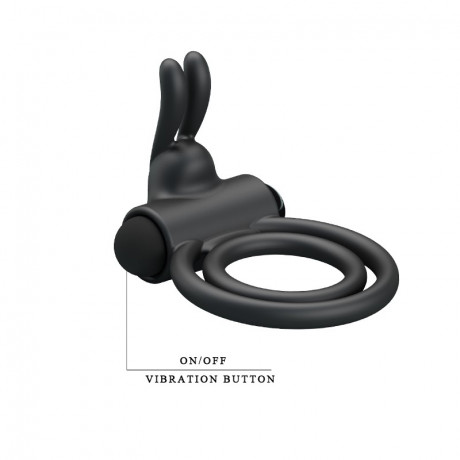 Двойное эрекционное виброкольцо с клиторальным отростком Osmond