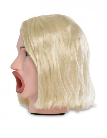 Мега мастурбатор в форме головы блондинки Hot Water Face Fucker Blonde