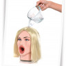 Мега мастурбатор в форме головы блондинки Hot Water Face Fucker Blonde