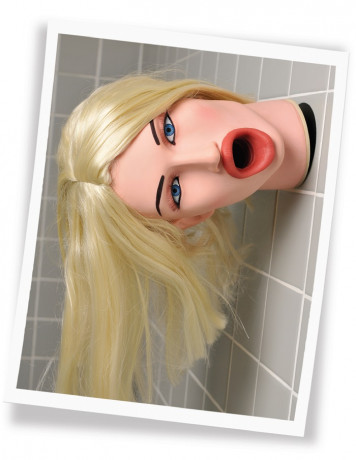 Мега мастурбатор в форме головы блондинки Hot Water Face Fucker Blonde