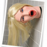 Мега мастурбатор в форме головы блондинки Hot Water Face Fucker Blonde
