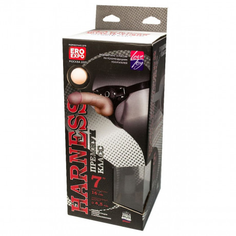 Страпон трусики с резиновым кольцом в комплекте с 3 насадками WOMAN LONG