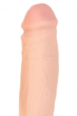 Реалистичный вибратор с мошонкой и функцией ротации RealStick Elite