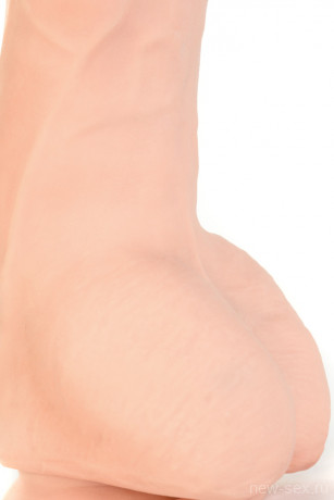 Реалистичный вибратор с мошонкой и функцией ротации RealStick Elite