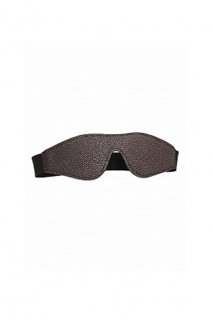 Стильная титатово-серая маска на глаза закрытого типа для эротических ролевых игр Elegant Blinder