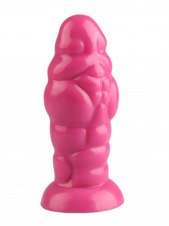 Анальный стимулятор с рельефом из гладкого эластомера