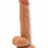 Гибкий реалистичный фаллоимитатор на присоске Nudes Steadfast