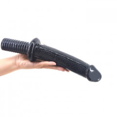 Реалистичный дилдо с стимулирующими точками и ручкой