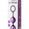 Пластиковые вагинальные шарики A-Toys со смещенным центром тяжести