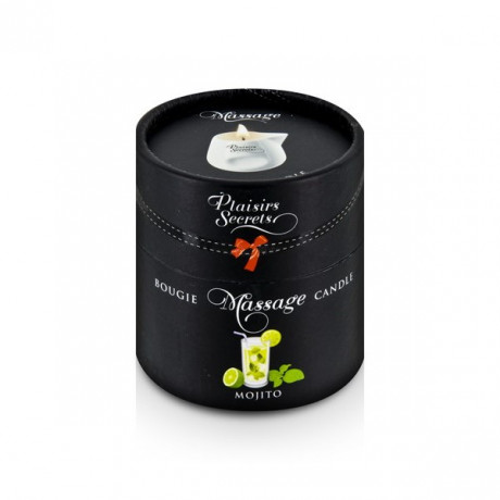 Свеча с массажным маслом аромат Мохито MASSAGE CANDLE