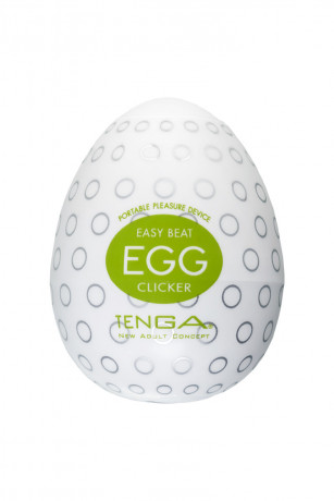 Нереалистичный мастурбатор TENGA EGG Clicker «Кликер»