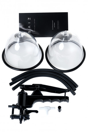 Вакуумный стимулятор для груди большого размера SAIZ Premium