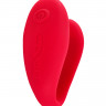 Эксклюзивный вибромассажер для пар из нежного силикона красного цвета WE-VIBE Special Edition