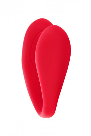 Эксклюзивный вибромассажер для пар из нежного силикона красного цвета WE-VIBE Special Edition