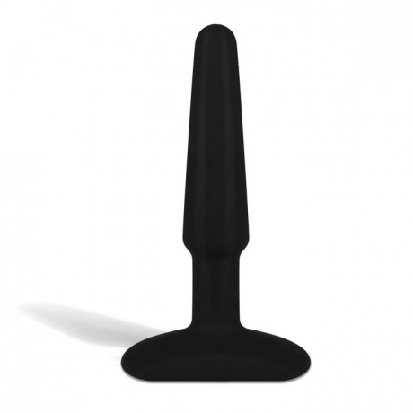 Тонкий анальный плаг из бархатистого люкс силикона Erotic Fantasy