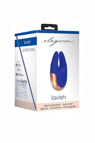 Элегантный клиторальный стимулятор с двумя ушками Lavish
