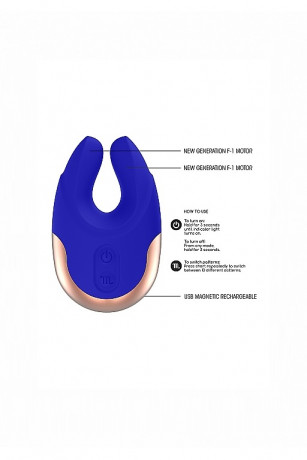 Элегантный клиторальный стимулятор с двумя ушками Lavish