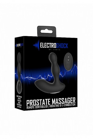 Массажер простаты с электростимуляцией и пультом управления Prostate massager Shots Electroshock