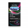 Презервативы рельефные с пролонгацией для него Durex Dual Extase