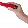 Вибромассажер рельефный красный