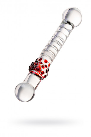 Стеклянный стимулятор с ручкой-шаром