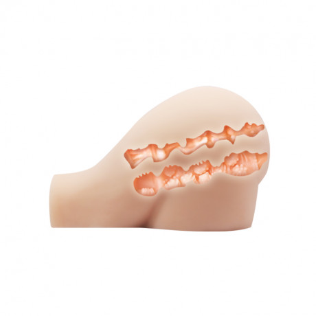 Реалистичный мастурбатор полу торс с двумя входами Baile